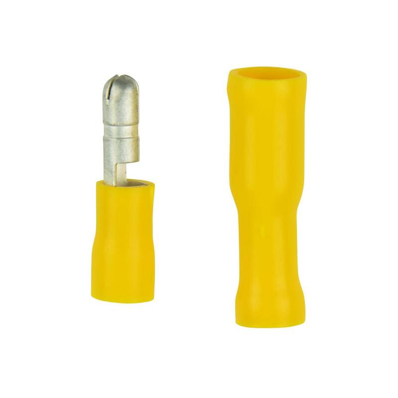 Conector rápido hembra 5 y macho 5 de 12-10 AWG Gardner Bender, amarillo (paquete de 10) - 15-162P