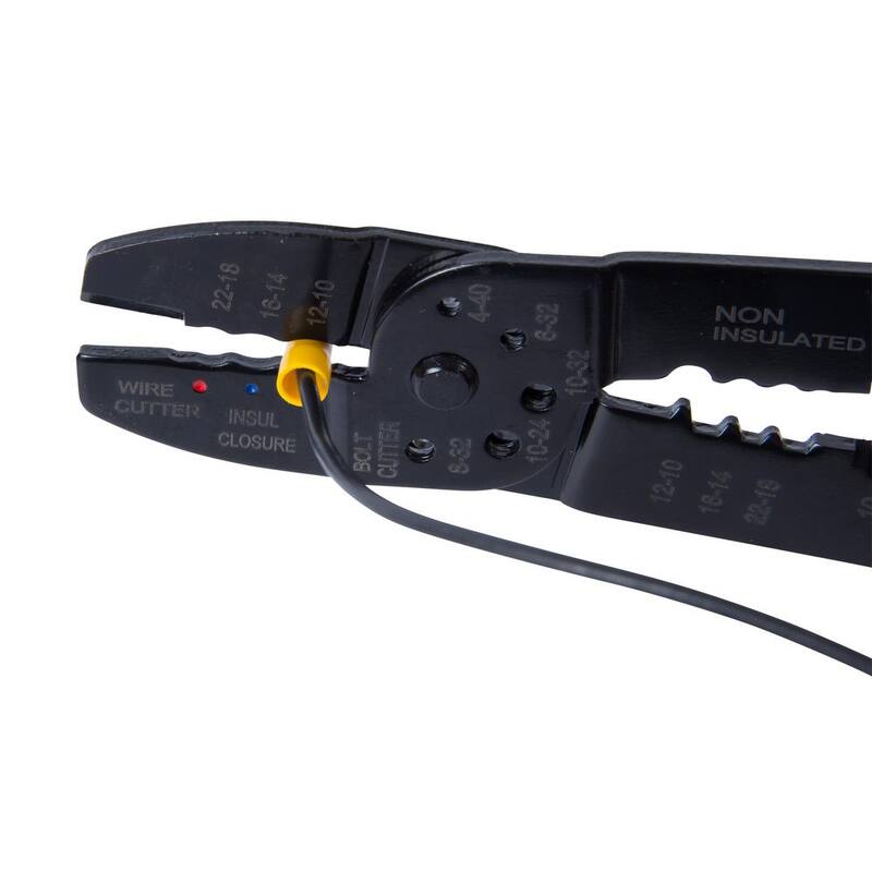Conector rápido hembra 5 y macho 5 de 12-10 AWG Gardner Bender, amarillo (paquete de 10) - 15-162P