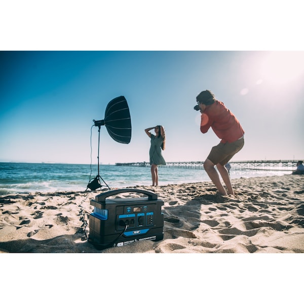 Pulsar Portable Generator, Battery Powered, 1,000 W Surge, 110V AC/12V, 10 A - PPS1000