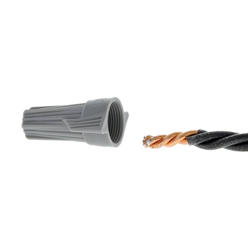 IDEAL 342 Conector de Alambre Twister, Gris (Caja de 50) - 30-342.