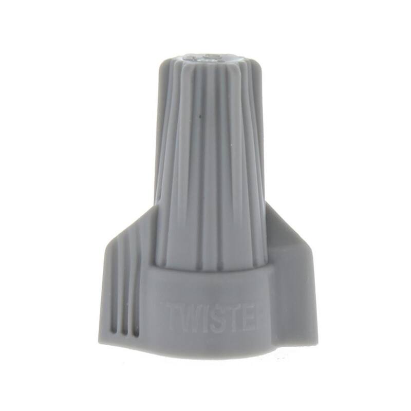 IDEAL 342 Conector de Alambre Twister, Gris (Caja de 50) - 30-342.