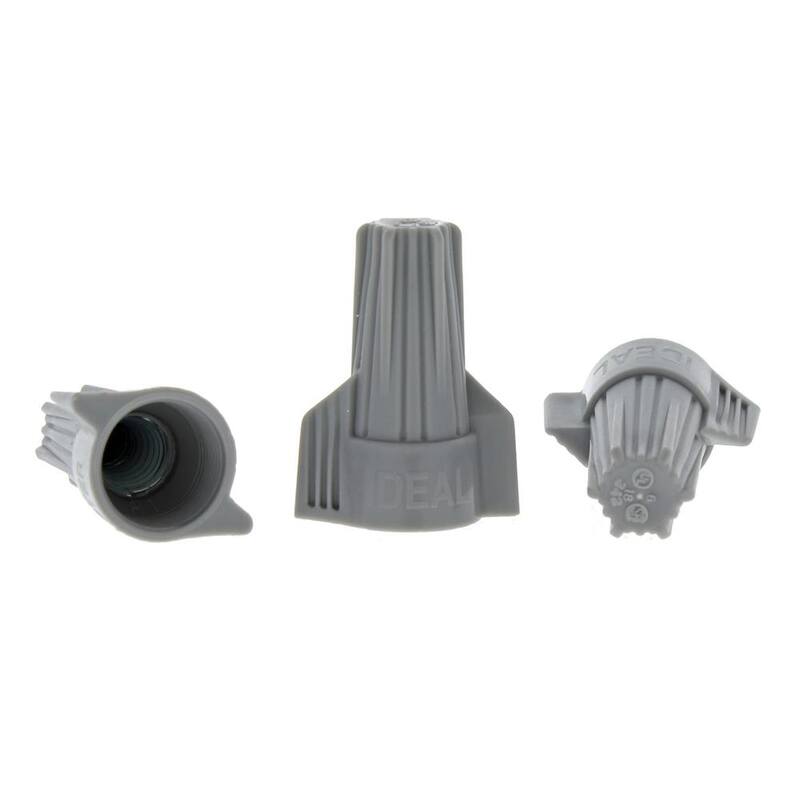 IDEAL 342 Conector de Alambre Twister, Gris (Caja de 50) - 30-342.