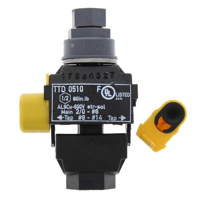 IDEAL Principal 2/0 - 4 AWG, Toma 10-14 AWG Conector Tipo B - BTC2/0-14