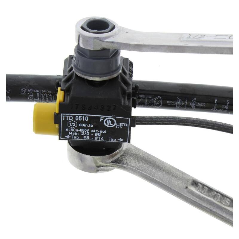 IDEAL Principal 2/0 - 4 AWG, Toma 10-14 AWG Conector Tipo B - BTC2/0-14