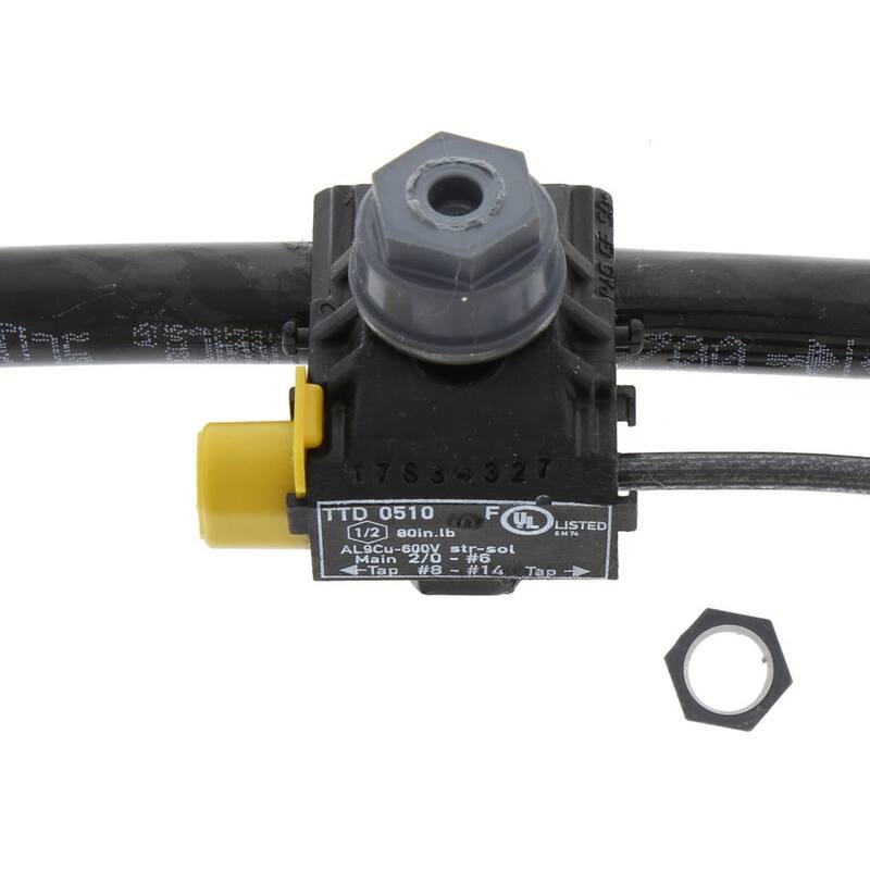 IDEAL Principal 2/0 - 4 AWG, Toma 10-14 AWG Conector Tipo B - BTC2/0-14