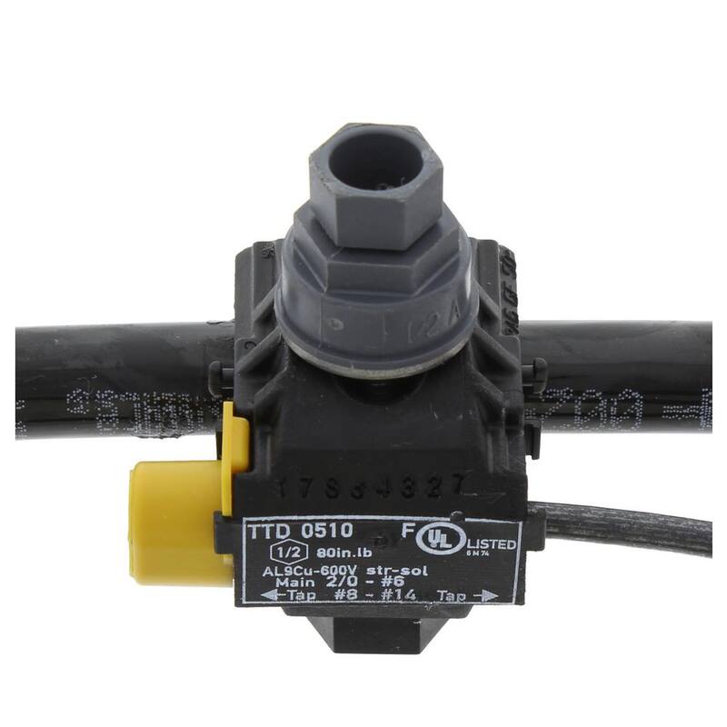 IDEAL Principal 2/0 - 4 AWG, Toma 10-14 AWG Conector Tipo B - BTC2/0-14