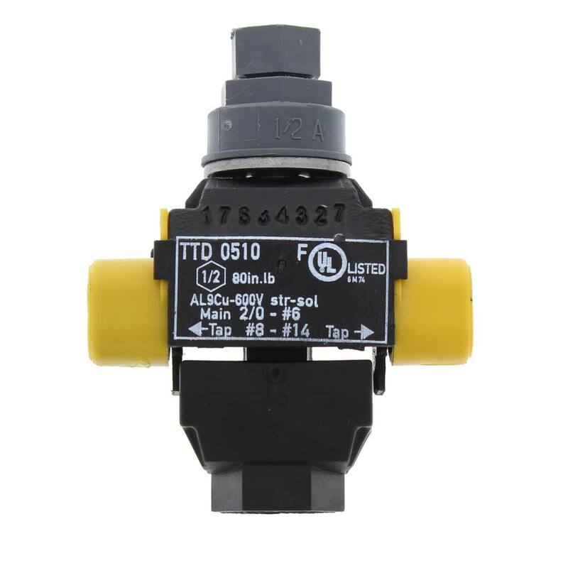 IDEAL Principal 2/0 - 4 AWG, Toma 10-14 AWG Conector Tipo B - BTC2/0-14