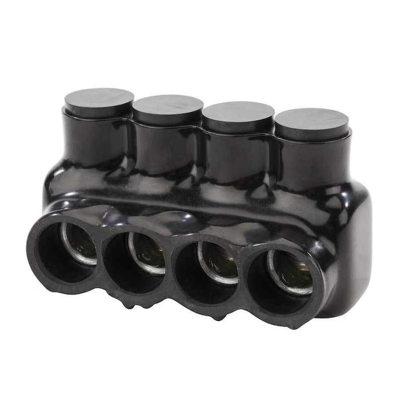 Conector multi-tap aislado en bolsa Polaris 250 MCM - 6 AWG, negro - IPL250-4B