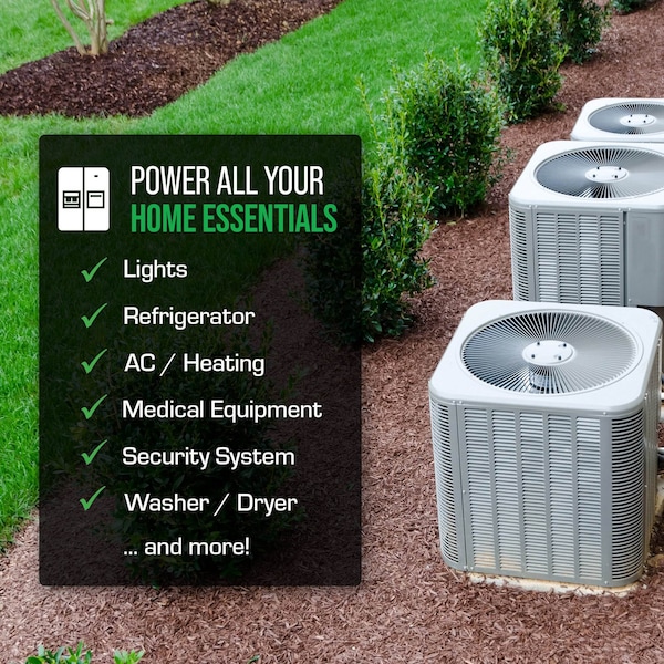 Duromax Portable Generator, Gasoline/Liquid Propane, 9,500 W/9,025 W Rated, 12,000 W/11,400 W Surge - XP12000HX