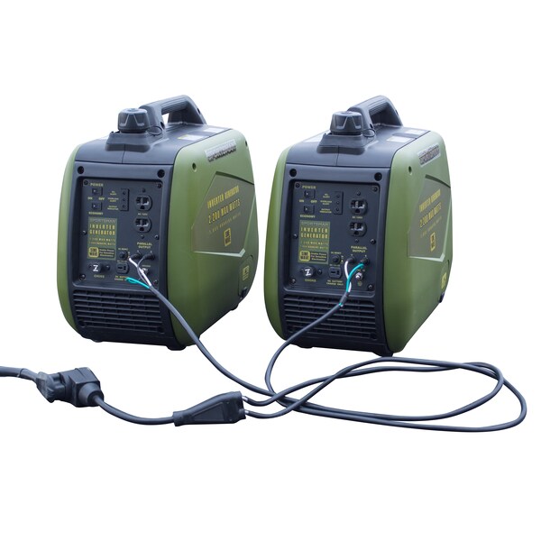 Sportsman Portable Generator, Gasoline, 3,200 W Rated, 4,400 W Surge, Recoil Start, 120V AC/12V DC, 30 A - GEN2KIT30A