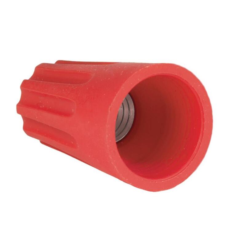 Conector de cable rojo tipo nuez de elección del contratista (paquete de 500) - 67051.0