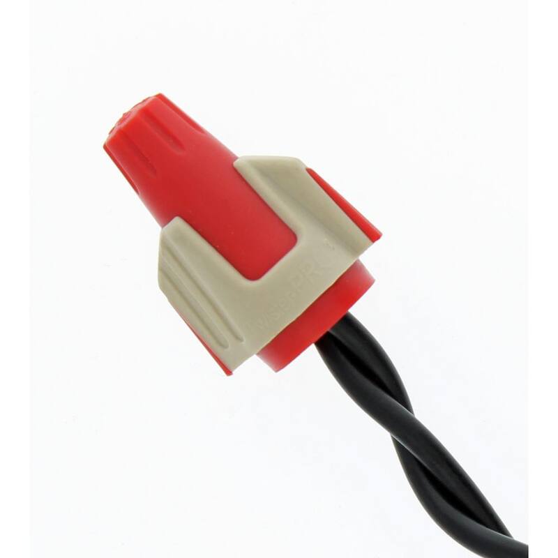 IDEAL 344 Conector de Alambre Twister PRO Rojo/Beige (paquete de 250) - 30-244J