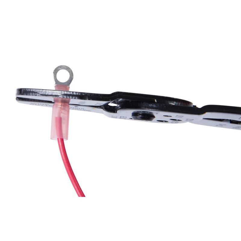Gardner Bender 22-18 AWG 8-10 Terminal de anillo espada para pernos, rojo (paquete de 6) - AMT-SR2218