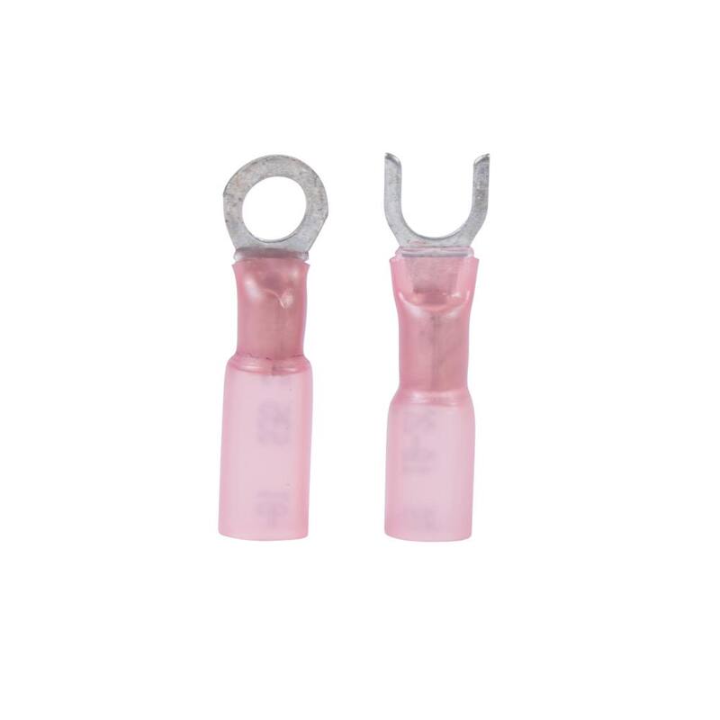 Gardner Bender 22-18 AWG 8-10 Terminal de anillo espada para pernos, rojo (paquete de 6) - AMT-SR2218