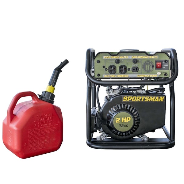 Strike3 1500 watt Surge Portable Gasoline Generator - ST1692618