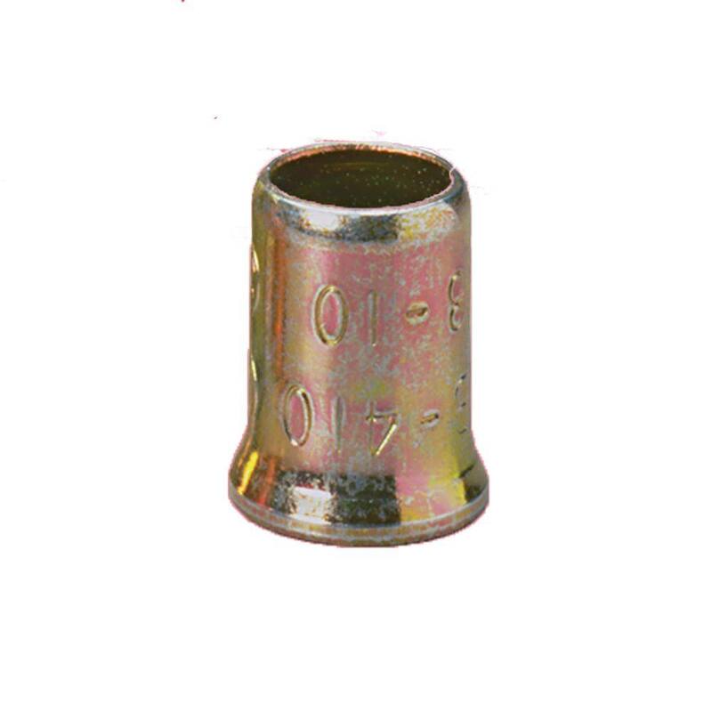Gardner Bender 18 - Conectores de engarce de acero galvanizado de 10 AWG (12 piezas) - 20-410