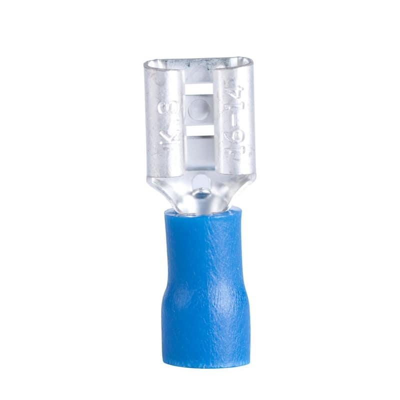Gardner Bender 16-14 AWG Desconexión Hembra de 0.250 Tab, Azul (Paquete de 5) - 10-143F