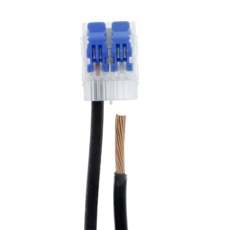IDEAL Conector de alambre In-Sure Lever, 2 puertos, 500/Jar - 30-50L22J
