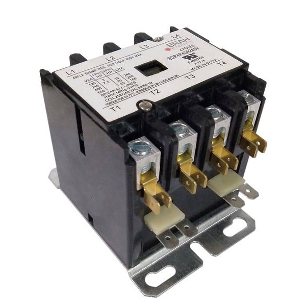 Connecticut Electric Circuit Breaker, Definite Purpose Contactor Series, 20A, 4 Pole, 24V AC - BEBDP4P20A24V