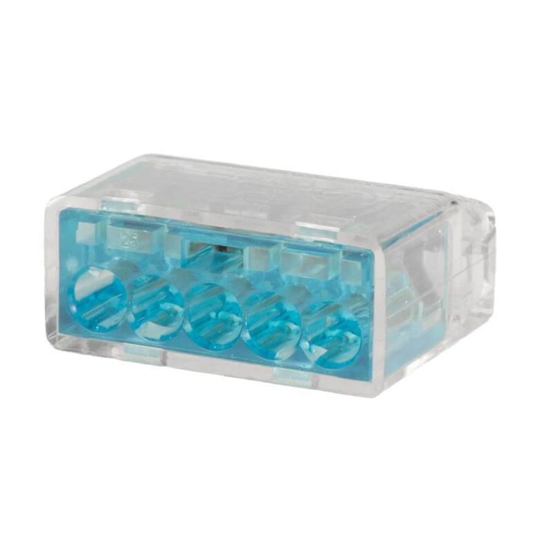 Opción del contratista Azul 5 Conector de cable de inserción rápida (paquete de 50) - 67235.0