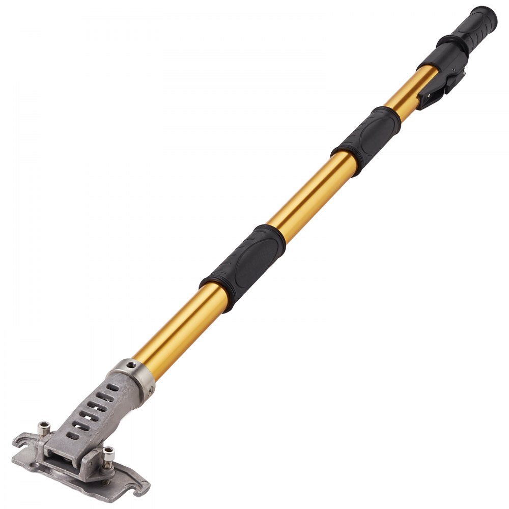 VEVOR Drywall Flat Box Handle, 40''-64'', Anodized Aluminum Flat Finishing Extension Handle, 5-Section Length Adjustable, Non-slip Grip and 360° Painting for Plasterboard, Wallboard, Sheetrock - GQPSHSBYC4064MWTCV0