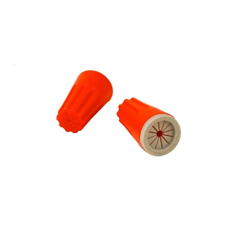 Mejores Conectores de Tuerca de Alambre Rellena de Silicona a Prueba de Agua para la Instalación de Iluminación de Paisajes (50 por Bolsa) - BPL80-50