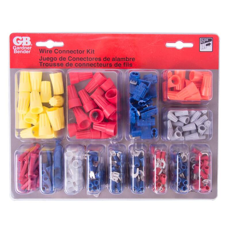 Juego de terminales y conectores de 247 piezas de Gardner Bender - TK-500