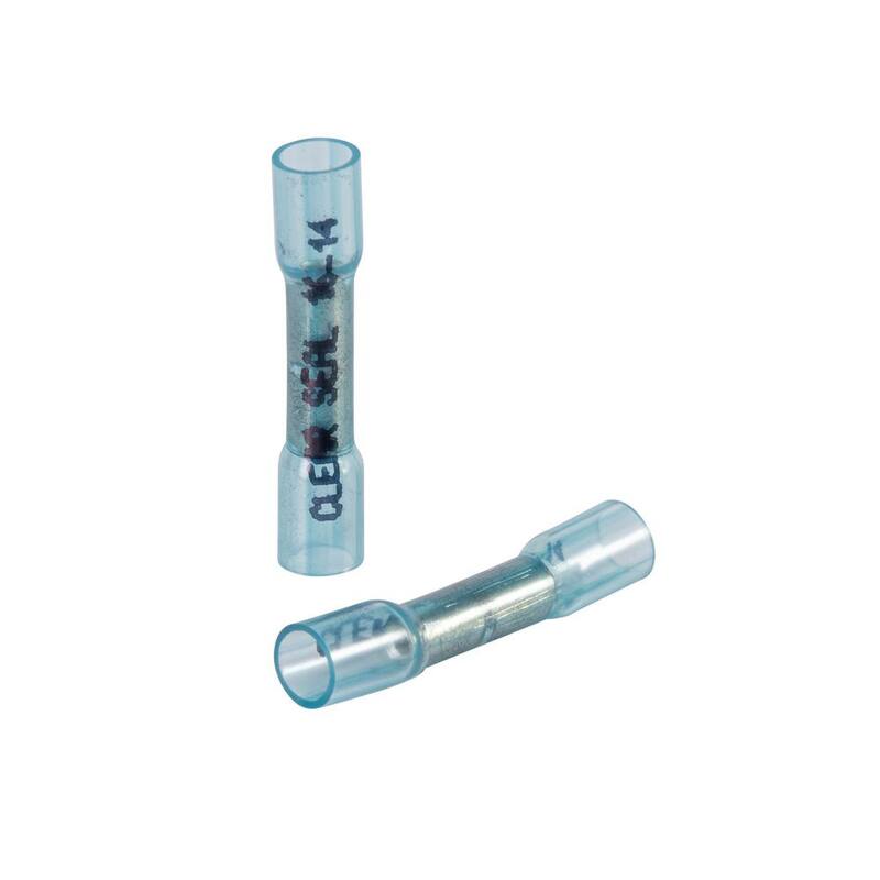 Terminal de empalme de tope con contracción de calor Clear Seal ILSCO de 16-14 AWG (25 piezas) - 37330-EC