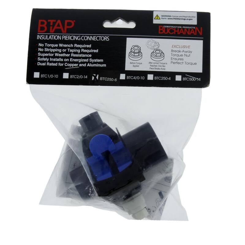 Conector IDEAL B-TAP 250-6 (paquete de 1) - BTC250-6