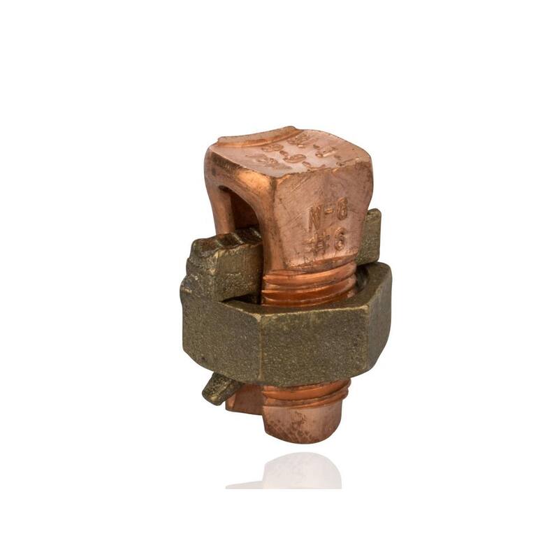 NSi Industries 6 AWG Copper Split Bolt- 1 pieza - N-6
