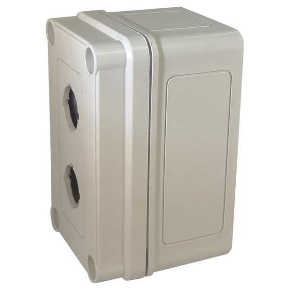 Vynckier Polyester Electrical Enclosures, 5.03 in H, 3.02 in D, 3.06 in W, NEMA 4X, Screw On - VM533-PBM2