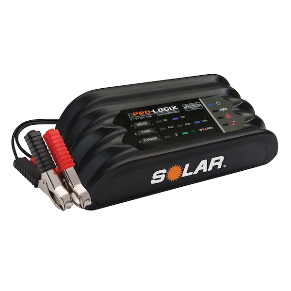 Clore Automotive 6/12V 4.0A SOLAR PRO-LOGIX Battery Maintainer - PL2140