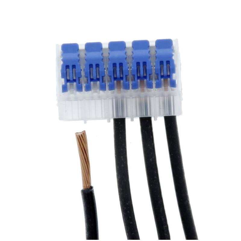 IDEAL Conector de cable con palanca In-Sure, de 5 puertos, 200/jar - 30-20L25J