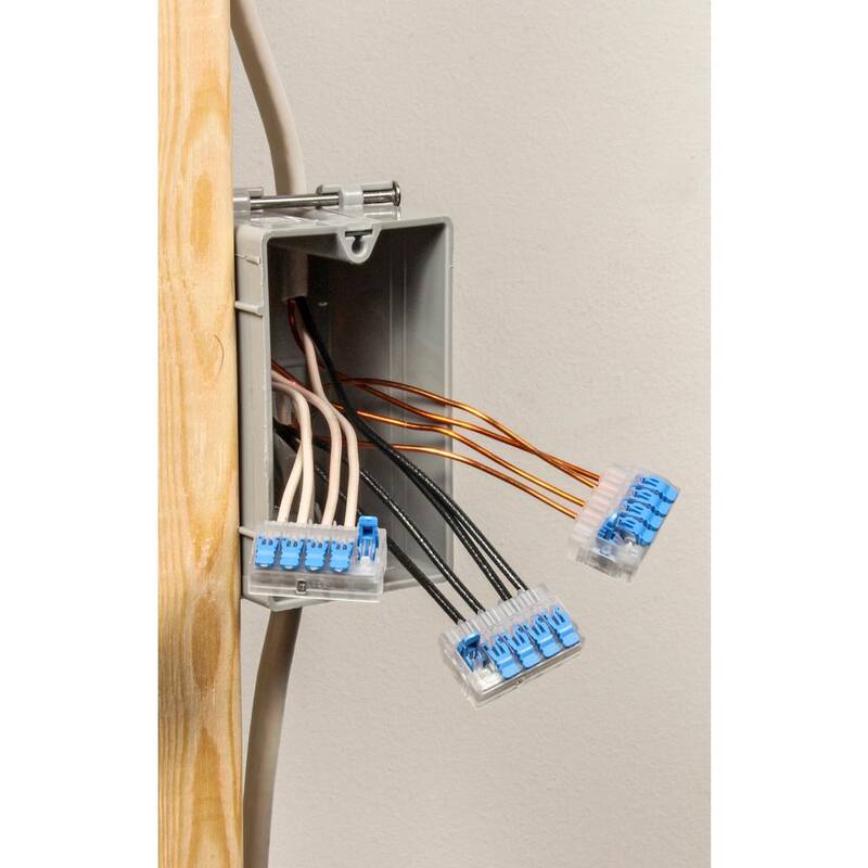 IDEAL Conector de cable con palanca In-Sure, de 5 puertos, 200/jar - 30-20L25J