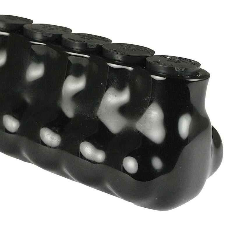 ASI 6 - 2/0 AWG 4-Ports UL 486 Conector de derivación múltiple aislado de una sola entrada, negro - AICS2-0-4