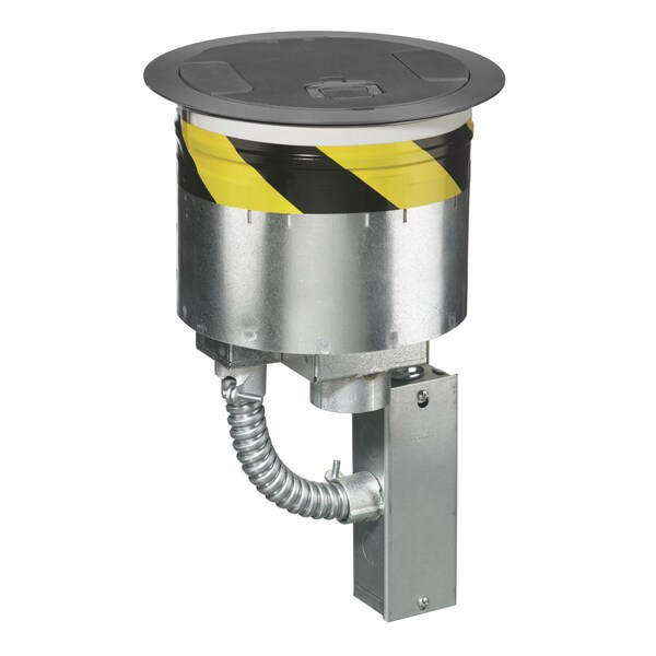 Hubbell Wiring Device-Kellems Recessed 8" Series, Kit - S1R8PT3GRY