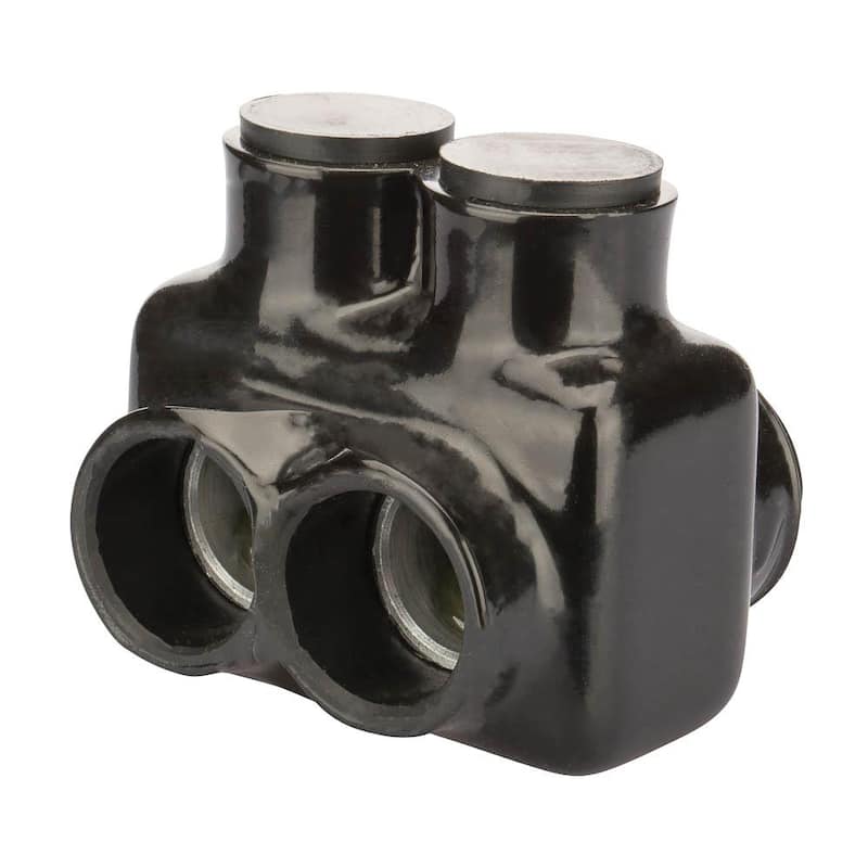 Polaris 600 MCM - 6 AWG Conector de Empalme Aislado Bolsa, Negro - IT-600B