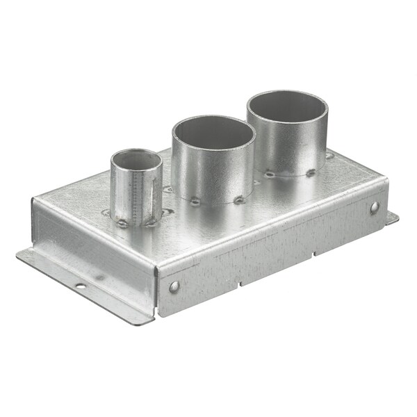 Hubbell Wiring Device-Kellems Recessed 8" Series, Replacement Fitting Box, (1) 3/4" EMT and (2) 1-1/4" EMT - S1R8JNC9
