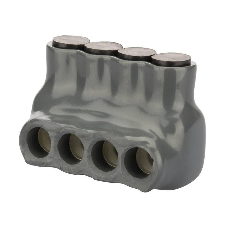 Conector aislado empacado Polaris de 6-14 AWG, gris - IPLG6-4B