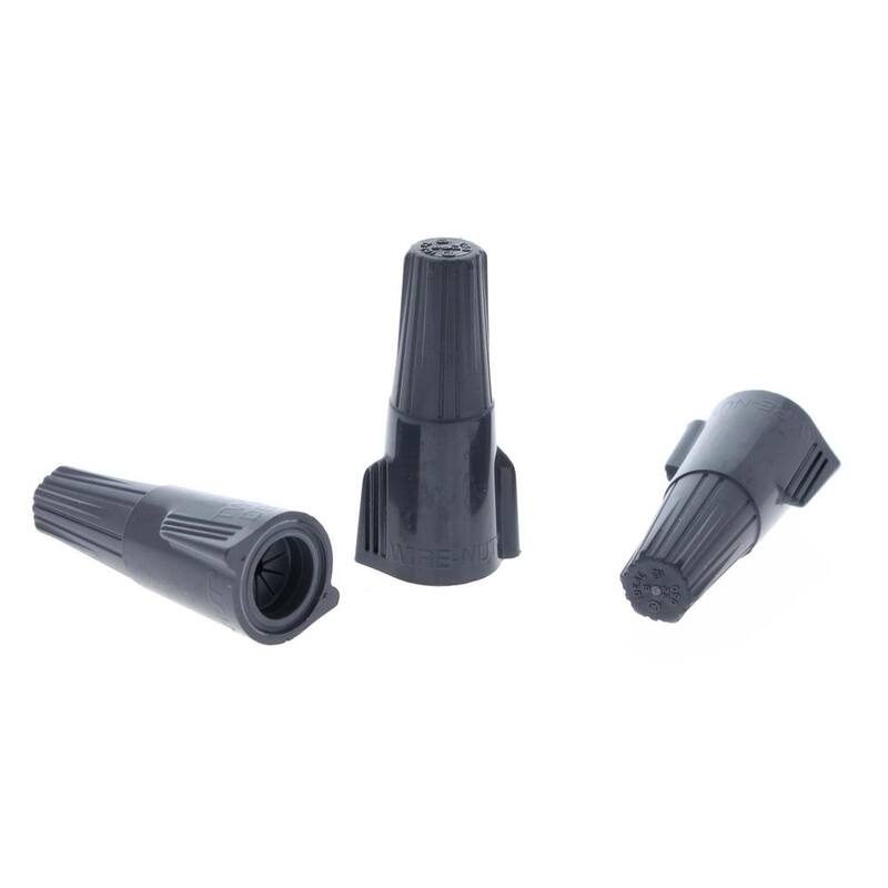 Conector de cable subterráneo IDEAL Modelo 60, Gris-Gris (100 por caja) - 30-1260