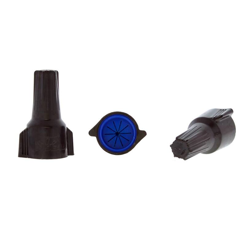 IDEAL Modelo 63, Conector de Cable a Prueba de Clima en Gris-Azul (15 por Tarjeta) - 30-1163