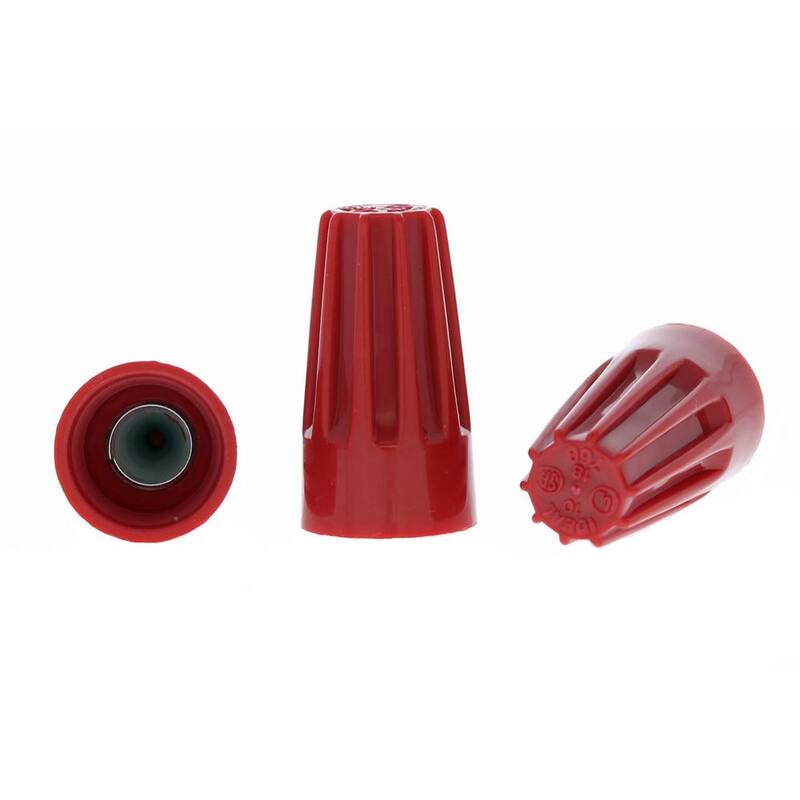 Conector de cable IDEAL Wire-Nut modelo 76B rojo (Bolsa de 250 piezas) - 30-276