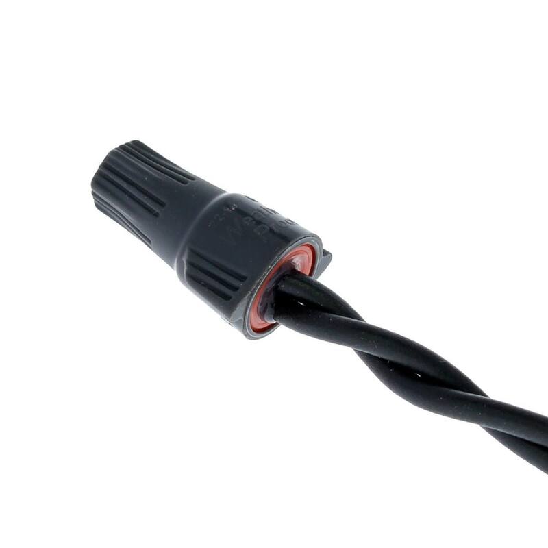 IDEAL Modelo 61, Conector de cable WeatherProof en Gris-Naranja (25 por tarjeta) - 30-1161