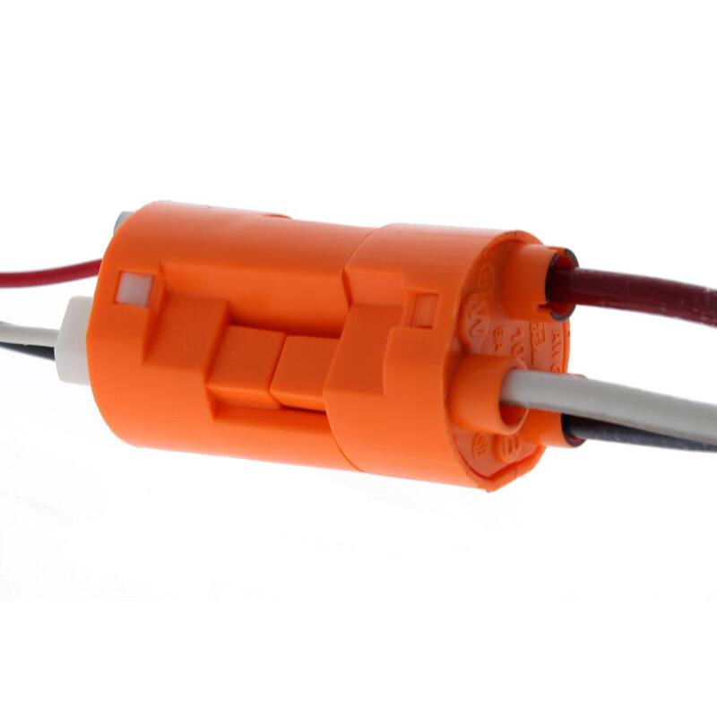 IDEAL Modelo 103X, Desconexión de Luminaria PowerPlug, 3 cables en color naranja (100 por frasco) - 30-353XJ