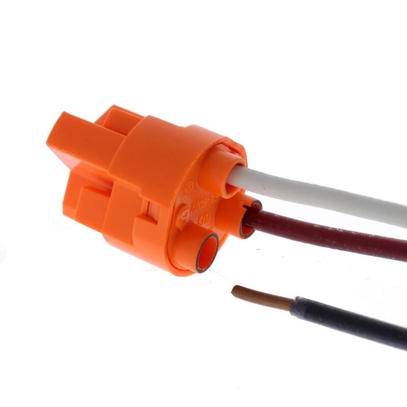 IDEAL Modelo 103X, Desconexión de Luminaria PowerPlug, 3 cables en color naranja (100 por frasco) - 30-353XJ