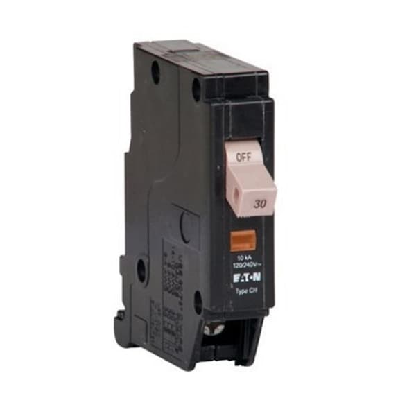 Eaton Circuit Breaker, CHF Series, 40A, 1 Pole, 120/240V AC, 10kA - 216741