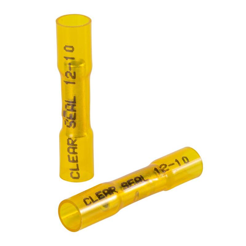 Terminal de empalme de manguito termocontraíble transparente ILSCO 12-10 AWG (paquete de 25) - 37430-EC