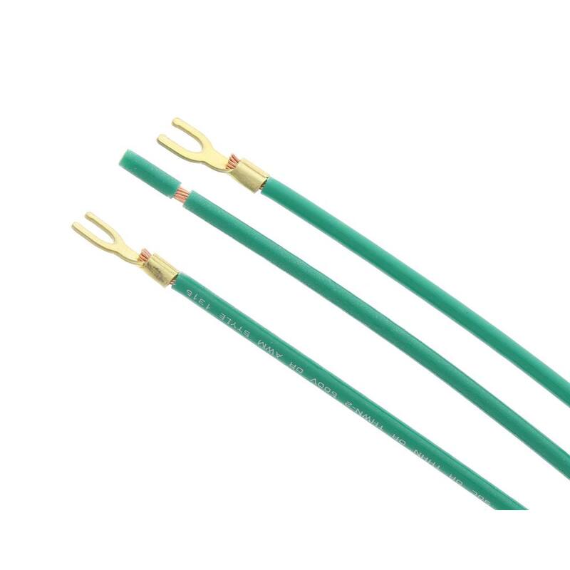 IDEAL 8 in. Cola de cerdo de 3 hilos trenzados en anillo y tornillo en uno, pelado en segundo, tenedor en tercero/cuarto (paquete de 25) - 30-3289
