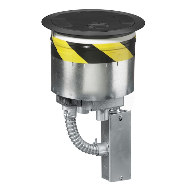Hubbell Wiring Device-Kellems Recessed 8" Series, Kit - S1R8PT2BLK