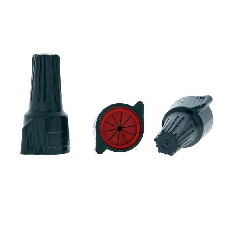 Modelo IDEAL 62, Conector de cables a prueba de intemperie en gris-rojo (20 por tarjeta) - 30-1162